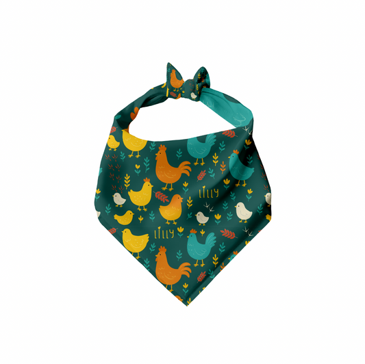 Cluck & Bloom Dog Pet Bandana