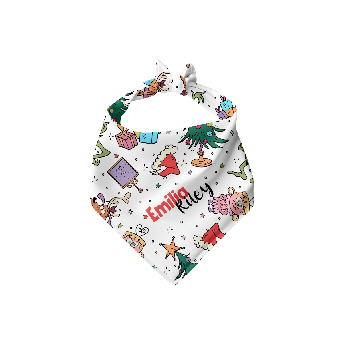 Mean But Merry Christmas Dog Pet Bandana