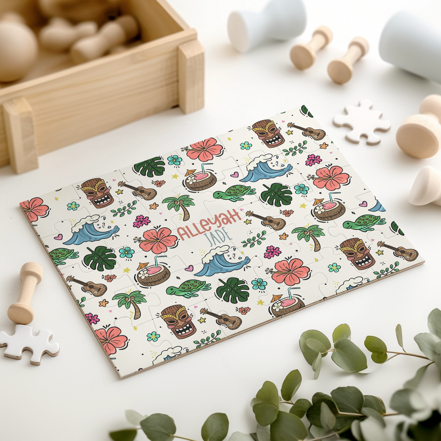 Hawaii Life Kids Personalized 30 Piece Puzzle