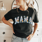 Button Eyes Personalized Women's Graphic Tee | Black