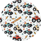 Easter Monster Trucks Personalized Baby Name Nursing Pillow Cover