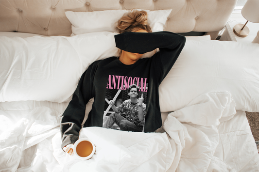 ANTISOCIAL Jim Crewneck Women's Sweatshirt | Black