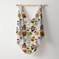 Boo Buckets Halloween Personalized Name Swaddle Blanket