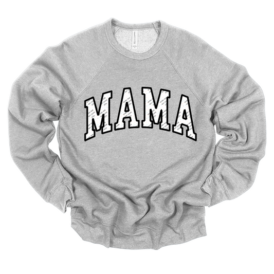 Upload Your Own File MAMA Raglan Crewneck Women's Sweatshirt | Multiple Colorways