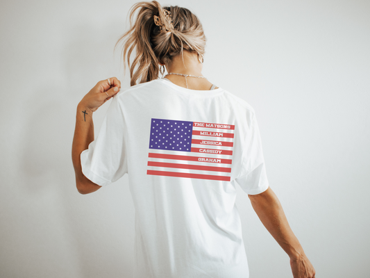 Raising Patriots Since Women's Graphic Tee | Multiple Colorways