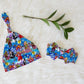 Muppets A Christmas Carol Knotted Newborn Hat & Bow Headband