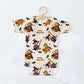 Monkey-Ween Halloween Personalized Name Baby Bodysuit