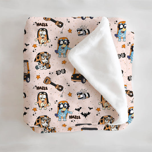 Nice Costume Rita Halloween Personalized Minky Blanket