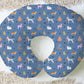 Halloween Pups Halloween Personalized Baby Name Nursing Pillow Cover