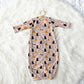Purr-anormal Activity Halloween Personalized Name Infant Gown
