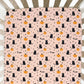 Purr-anormal Activity Halloween Personalized Crib Sheet