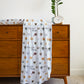 Cat Faces Personalized Name Swaddle Blanket