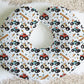 Easter Monster Trucks Personalized Baby Name Nursing Pillow Cover