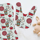 Carts & Coffee Personalized Name Burp Cloth & Bib