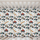 Easter Monster Trucks Personalized Crib Sheet