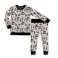 Say My Name 3X Halloween Long Sleeve Jersey Jams – Two-Piece Loungewear Set