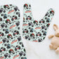 Monster Trucks Personalized Name Burp Cloth & Bib