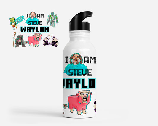 Chicken Jockey Personalized Kids Water Bottle