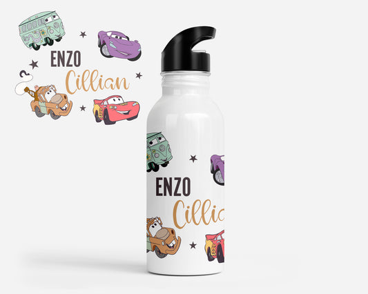 Mater & Friends Personalized Kids Water Bottle