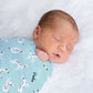 Seeing Spots Personalized Name Swaddle Blanket