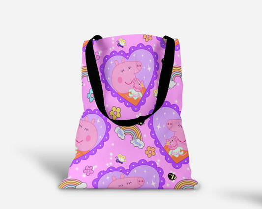 Baby Evie Peppa Personalized Tote Bag