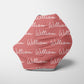 Solid Color Doodle Font Personalized Multi Use Cover