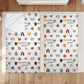 Dog Faces Personalized Minky Plush Nap Sack