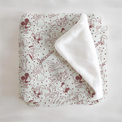 Park Doodles Personalized Minky Blanket