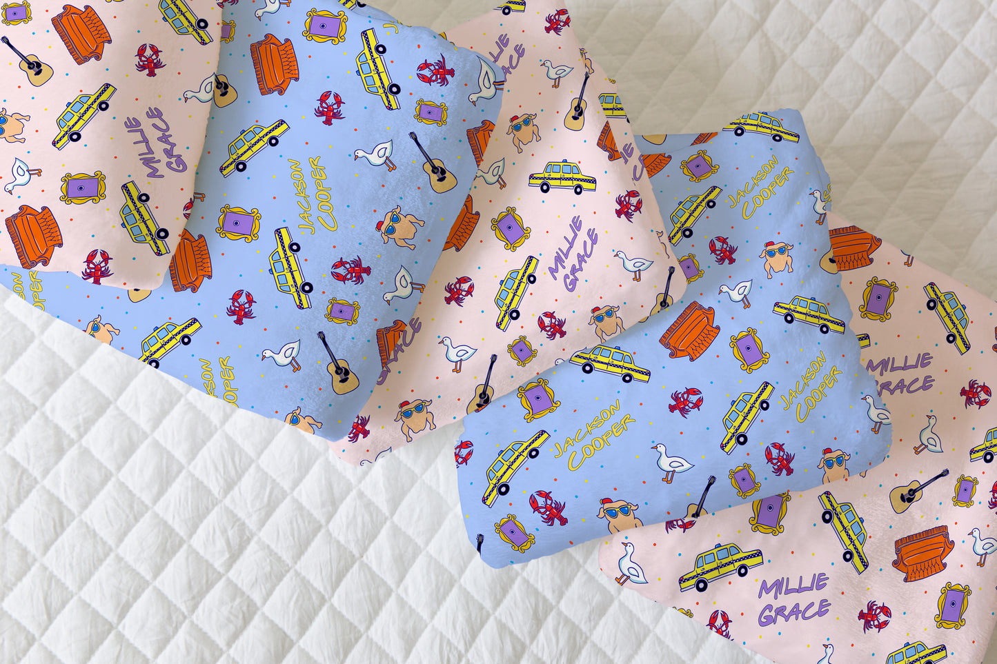 Besties Personalized Minky Blanket