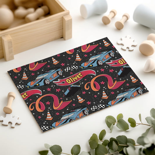 Let's Race Kids Personalized 30 Piece Puzzle