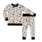 Boo Crew Halloween Long Sleeve Jersey Jams – Two-Piece Loungewear Set