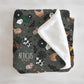 Barnyard Boos Halloween Minky Blanket