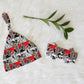 Don't Lose Your Head Halloween Personalized Knotted Newborn Hat & Bow Headband