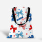American The BOW-tiful Personalized Tote Bag