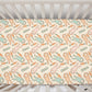 Easter Bunny Personalized Crib Sheet