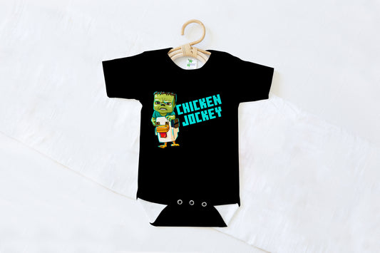 Chicken Jockey Graphic Baby Bodysuit