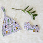 Scare Bears Halloween Personalized Knotted Newborn Hat & Bow Headband