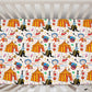 Button Eyes Personalized Crib Sheet