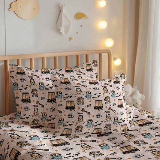 Nice Costume Rita Halloween Build Your Own Personalized Twin Bedding Set – Sheets & Pillowcase Options