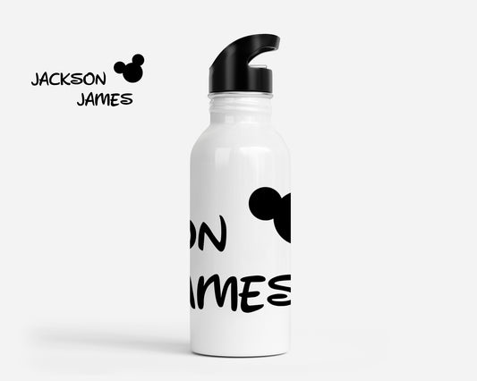 Mr. Mouse Personalized Kids Water Bottle