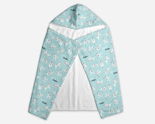 Seeing Spots Personalized Hooded Towel