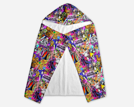 Magical Force Personalized Hooded Towel