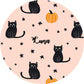 Purr-anormal Activity Halloween Personalized Name Baby Bodysuit