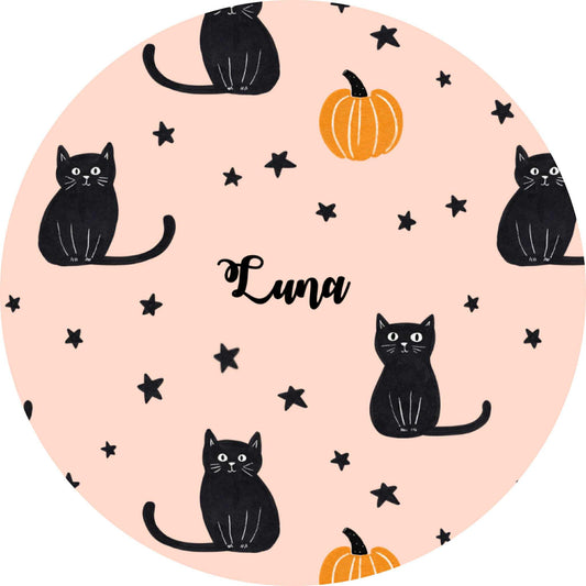 Purr-anormal Activity Halloween Personalized Changing Pad Cover