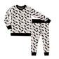 Feelin Batty Halloween Long Sleeve Jersey Jams – Two-Piece Loungewear Set