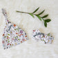 Girl Vibes Only Knotted Newborn Hat & Bow Headband