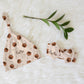Pumpkin Halloween Personalized Knotted Newborn Hat & Bow Headband