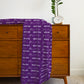 Solid Color Stacked Font Personalized Name Swaddle