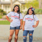 All American Girl Women's Graphic Tee | White