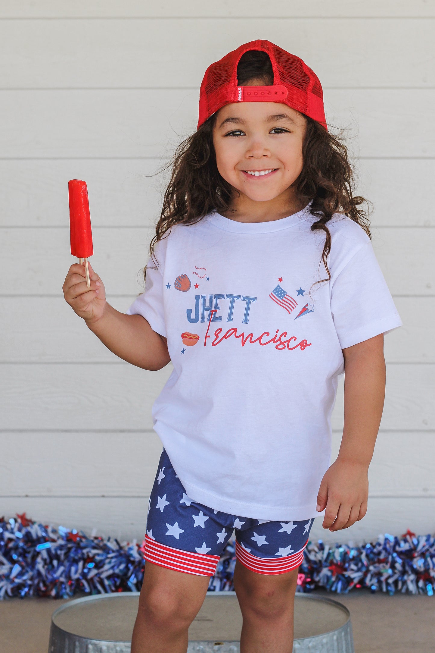 Take Me Out To The Ballgame Personalized Kids Graphic Tee  | Multiple Colorways
